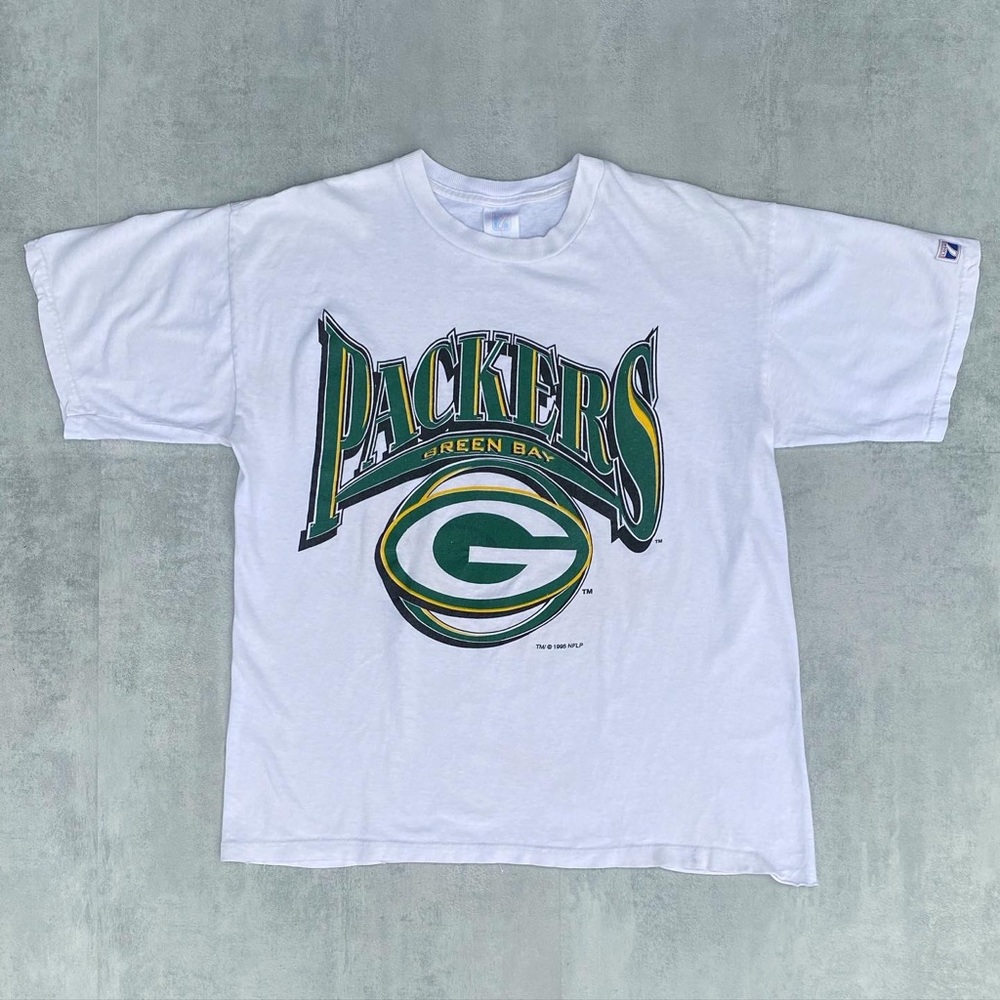 Vintage Logo 7 90s 1995 NFL Green Bay Packers Tee